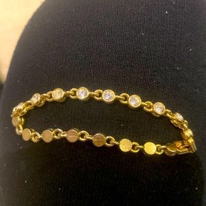 Costume diamond tennis bracelet